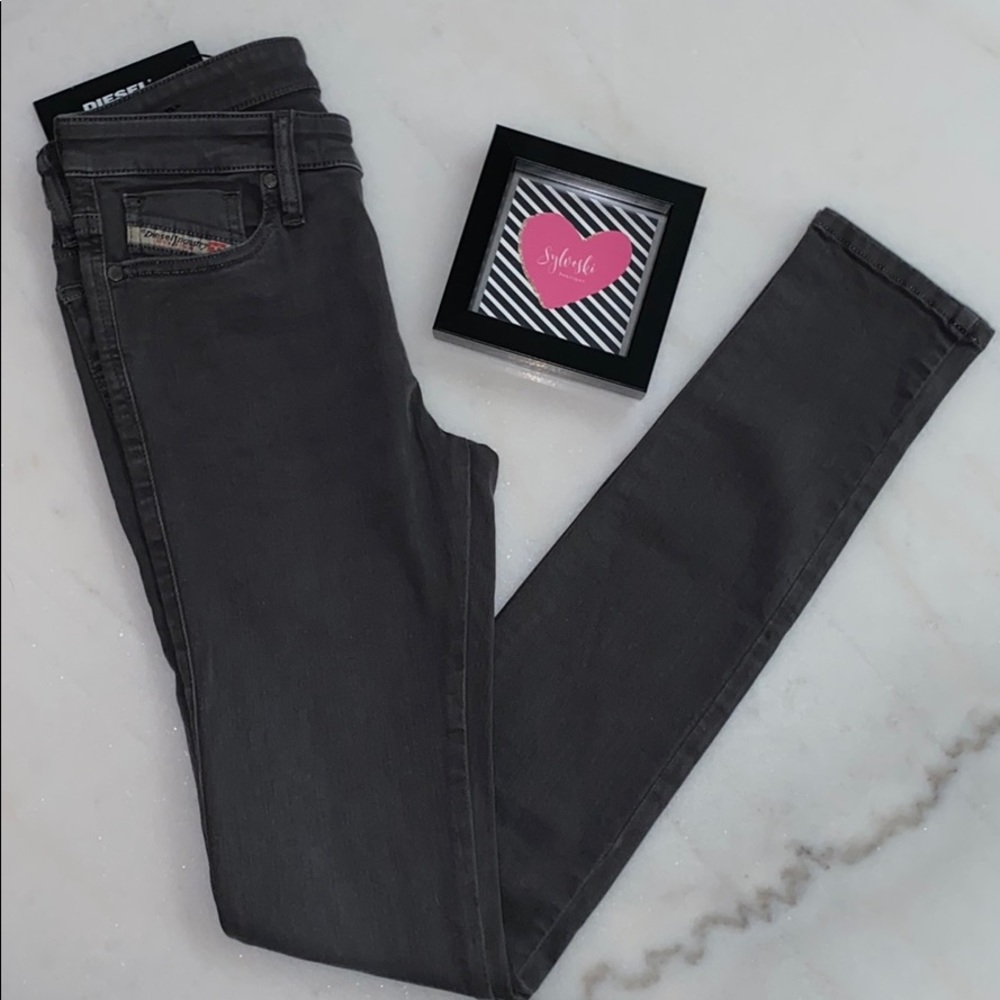 🔥DIESEL Skinzee Women’s Super Slim Skinny  Jean - Picture 5 of 6